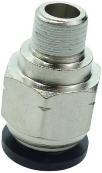 CDQBWQDJT 3 Pcs Pneumation Fitting 3/8" Tube OD Push To Connect X 1/8 NPT Pipe Male Connector