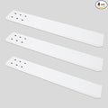 Countertop Support Bracket 3 Pack 16" Lx 2.5" W Hidden White Knee Wall Support Countertop Bracket 3/8" Thick Heavy Duty for Quartz/Granite/Wood/Concret Countertops Screws Included