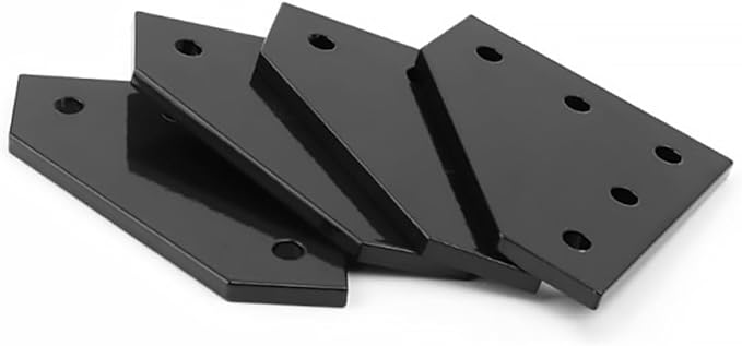 8pcs Aluminum Brackets for Series Aluminum Extrusion Profiles Joint Plates for Industrial Framing DIY Printer and CNC Router Angle Connectors