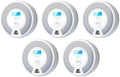 X-Sense Smoke Detector Carbon Monoxide Detector Combo, SC07, 5-Pack