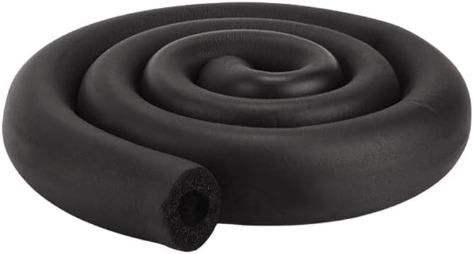Pipe Insulation Foam Tube 1" Inch ID*3/8" TH-6Ft Foam Tubing Black Pipe Cover Heat Preservation for Outdoor Water Pipe Insulation,AC Unit, Guitar Stands, Exercise Machine Handle and Roof Rack Etc
