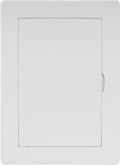 4 x 6 Inch White Square ABS Plastic Plumbing Access Panel - Indoor Wall Access Door for HVAC, Wall, Ceiling, and Drywall with Panel - Opening Box Door Cover - Easy to Instal