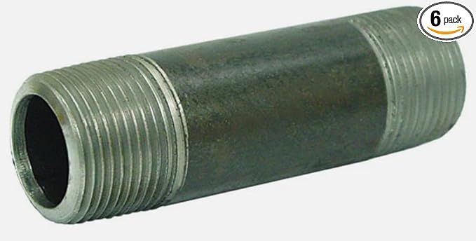Replacement for 8700155156 Galvanized Steel Pipe Fitting Close Nipple 2 Male x 2 in.