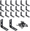 HOME MASTER HARDWARE 1-1/2" L Brackets, 20 Pack Metal Corner Braces