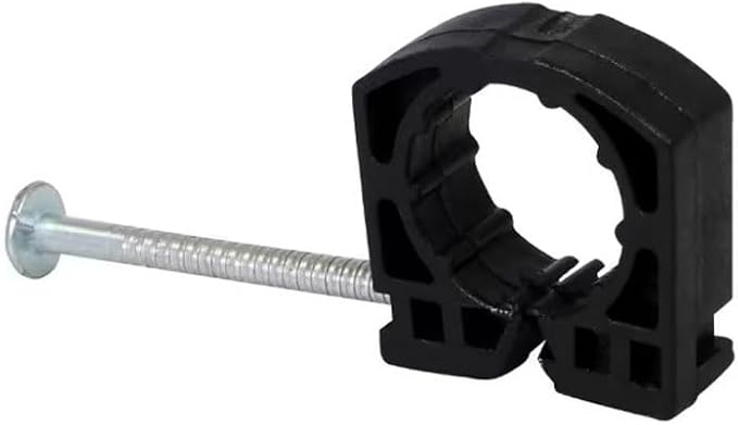 TenKe 25 Pack Full J Clamp J-Hook with S Nail for 3/4 inch PEX Pipe Tubing Support (25PCS 3/4")