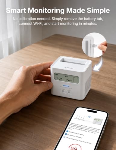 X-Sense Wi-Fi Radon Detector for Home with APP Notification, Model XR0A-iR