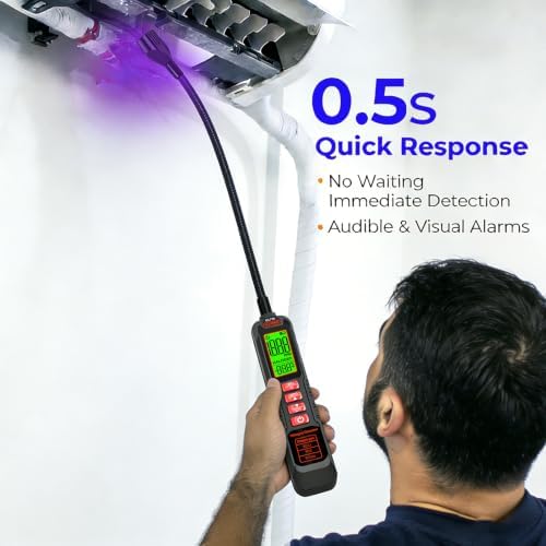 HVAC Refrigerant Leak Detector, AC Halogen Leak Detection