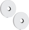 4 Inch Shower Arm Flange Oversized Plumbing Cover Plates, Universal Extra Large Replacement Escutcheon Cover Plate for Covering Gaps, Holes, Fits All Standard 1/2" Pipes, Chrome(2 PACK)