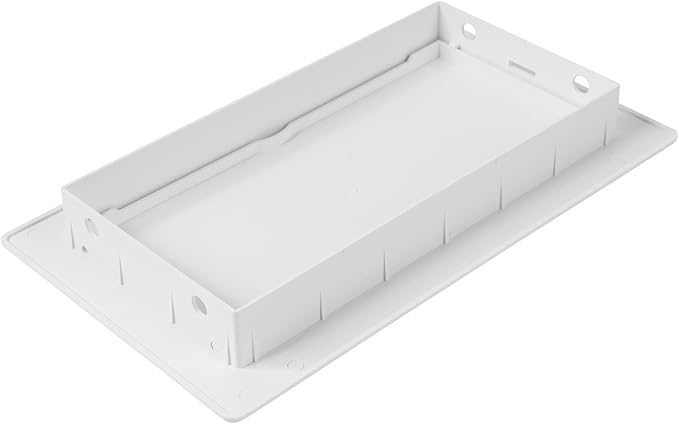 4x8 Inch White Access Panel – ABS Plastic Rectangular Wall & Ceiling Access Door for Plumbing Electrical HVAC – Easy Install Indoor Panel for Drywall, Home Improvement and Maintenance