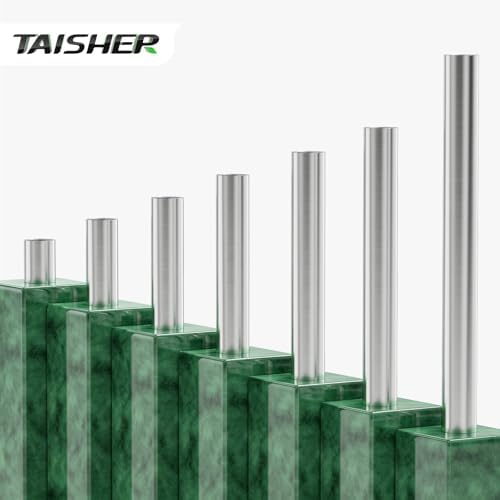 TAISHER 4Pcs 304 SS Nipple Cast Pipe Fitting, 1" NPT Female, 6" Length