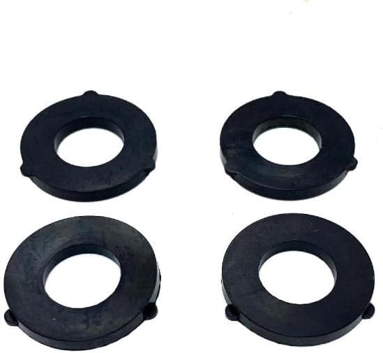 Appli Parts APIH-7234 2-Pack 6 ft Washing Machine Inlet Hose Braided Stainless Steel with Seal 3/4 in NPT Female Fitting works for hot and cold water