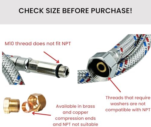 1/4 Inch NPT Male to Female