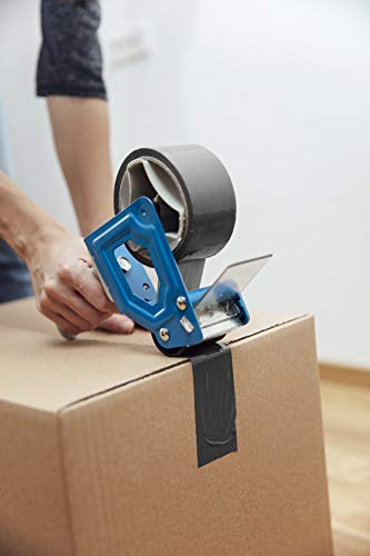 APQ 36 Rolls of Carton Black Sealing Tape 2” x 55 Yards. Thickness 2 Mil. 50 Mic Polypropylene Pressure Sensitive Tape for Packing, Shipping, Moving Boxes. Acrylic Adhesive. No Weathering, Yellowing.