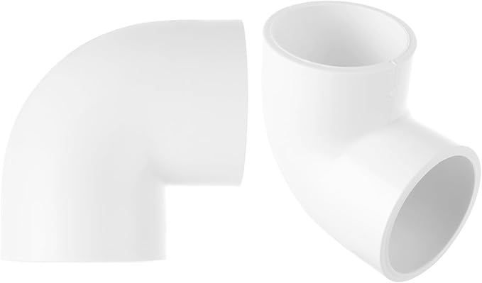 10PCS 1-1/2 PVC Fittings 90 Degree Elbow 2 Way PVC Pipe Fittings Right Angle Elbow PVC Adapter Furniture Build Grade PVC Pipe Adapter Fittings SCH40 PVC Corner Fittings