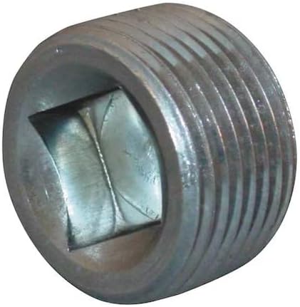 Magnetic Hex Recessed Head Plug 1" MNPT Pipe - Compatible with Standard 1" NPT Threaded Ports