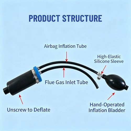 Universal Easy Intake Adapter with Inflatable Bladder, 2PCS