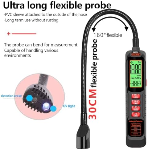 HVAC Refrigerant Leak Detector, AC Halogen Leak Detection