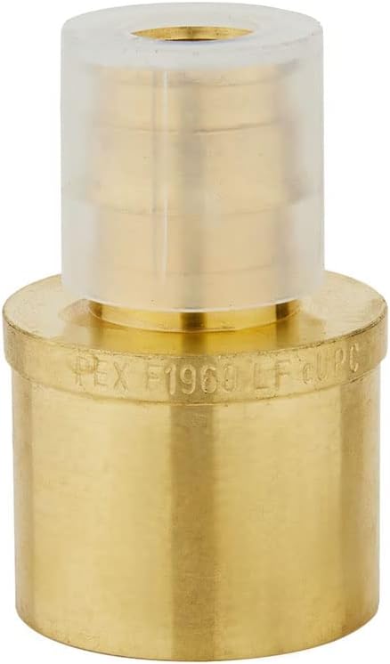 (Pack of 2) EFIELD Pex A Full Flow Expansion Brass Fittings 3/4"x 3/4" Female Sweat Adapter, ASTM F1960,(PEX1960054-2PCS)