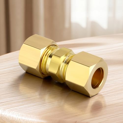 20PCS Brass Compression Tube Pipe Fittings, 1/8" OD