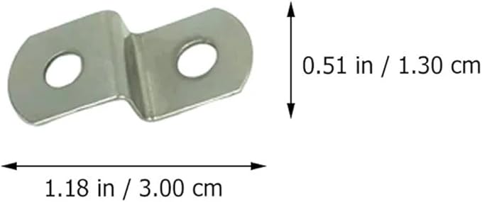 120 Pcs Stainless Steel Fixed Clips - Corner Brackets & Connectors for Photo Frames, Mirrors & Cabinets