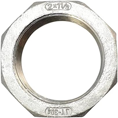 2" Male NPT to 1-1/2" Female NPT Female Reducing/Reducer Bushing Pipe Fitting,Adapter,Stainless Steel SS 304 Hex Bushing…