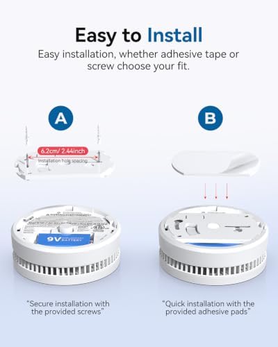 SITERWELL Smoke Detector, 10 Year Product Life Fire Alarm Detectors
