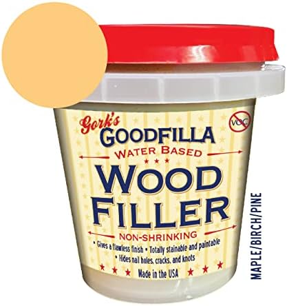Goodfilla Maple/Beech/Pine Wood and Grain Filler, 8 oz