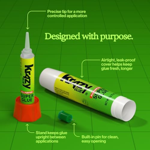 Krazy Glue All Purpose Instant Superglue, 2 g