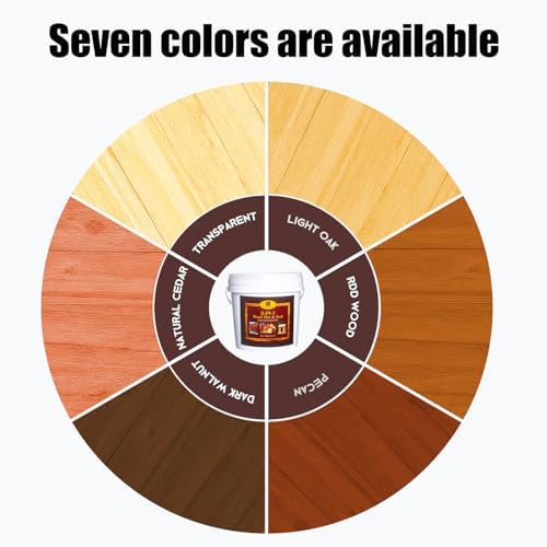 Light Oak Color Advanced 1 Gallon Wood Sealant & Finish | Enhances Wood Grain | Flexible, Crack-Resistant Coat for Inside/Outside Terrace and Fence,Planting Boxes,Non-Toxic Environmentally Friendly