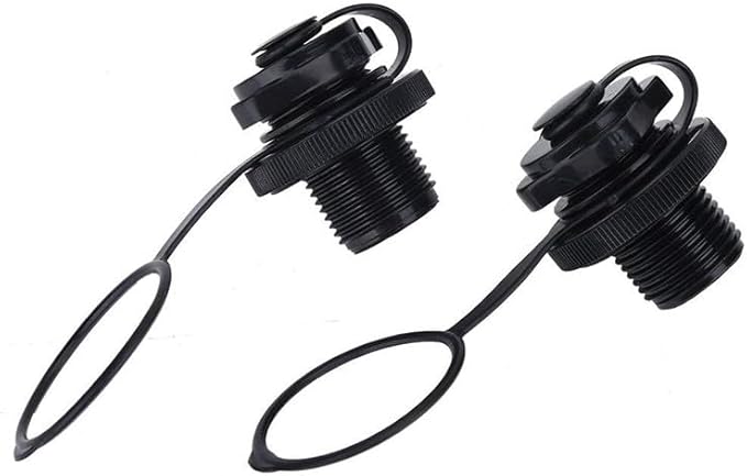4 Pcs Inflatable Boat Air Valve, Replacement Inflatable Boat Valve Plug, One-Way Air Valve for Inflatable Boat, raft, Rubber Dinghy, etc