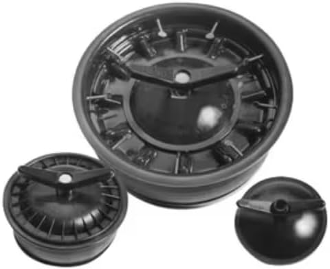 5" Hand-Tite Pipe Plug (R.C. Graham Co.), Black, Nylon & Rubber, 4-3/4 to 5-3/4