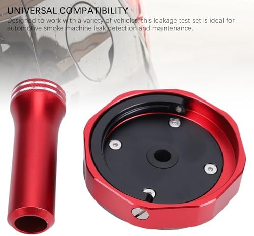 Keenso Gas Tank Cap, Gas Cap Adapter for Automotive Leak Testing with EVAP Smoke Machine Leak Detector Pipe Compatible with All Vehicles Fuel Tank Filler Necks