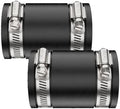 Fernco 3/4 In. DWV PVC Coupling - 1 Each (Pack of 2)