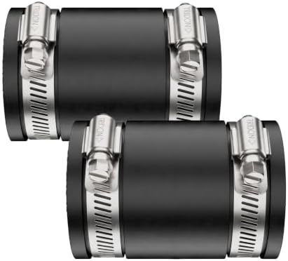 Fernco 3/4 In. DWV PVC Coupling - 1 Each (Pack of 2)
