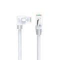 90 Degree Cat6 Ethernet Cable Rightangle White 6FT Right Angle CAT 6 Ethernet Patch Cable Gigabit RJ45 Network Internet Cable for Mac,PC, Router, Modem, Printer, Xbox, PS4, PS3