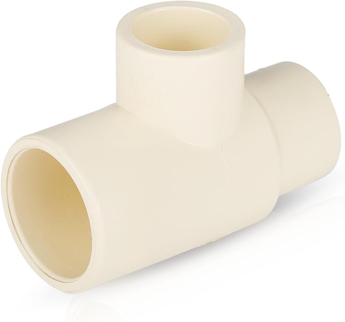 100-PACK EFIELD CPVC Tee Fittings,3/4"x1/2"x1/2" CPVC-CTS Slip Reducing Tee,(CPVC023-10-100PCS)