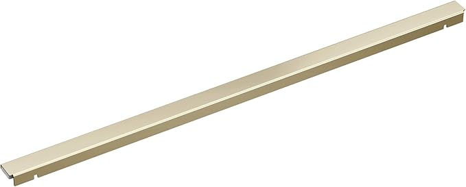 Delta Faucet 24-Inch Linear Shower Drain Wall Edge in Polished Nickel