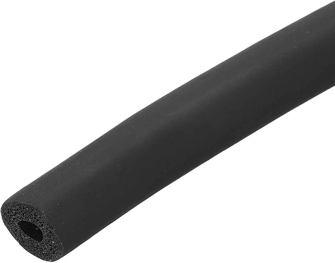 1/6" ID Pipe Insulation Foam Tube, EPDM Pipe Cover 4/9" OD Wrap Roll Bar Tubing 4.9FT Long - Insulation Freeze Heat Preservation for Guitar Stand/AC Units/Exercise Machine