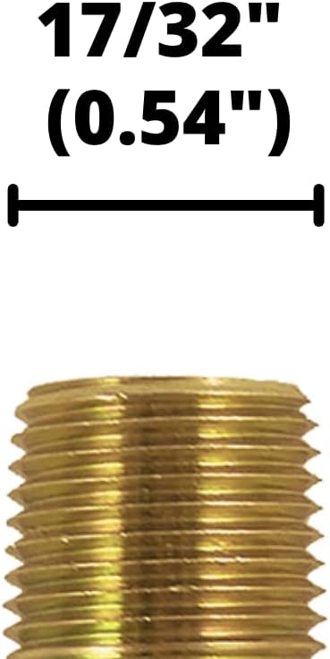1/4" NPTF Square Head Brass Plug Male Pipe Thread Fitting | 33151-04