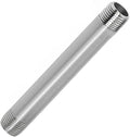 Stainless Steel Nipple Pipe Fitting 1/4" NPT X 1/4" NPT Male Thread Cast Pipe Fittings 8" 200mm Length