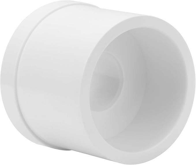10Pack 1-1/2"x 1/2" PVC DWV Reducing Bush Adapter Pipe Fitting SCH40 PVC Reducer Bushing (Socket x Socket) PVC Pipe Reducing Bushing Fitting for Home Sewer Plumbing