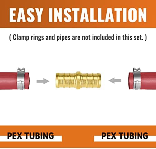 SUNGATOR 50-Pack 1/2 Inch PEX Coupling
