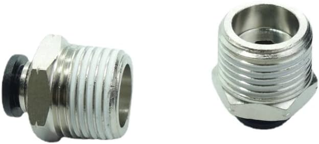 CDQBWQDJT 5 Pcs Pneumation Fitting 5/16" Tube OD Push To Connect X 1/2 NPT Pipe Male Connector