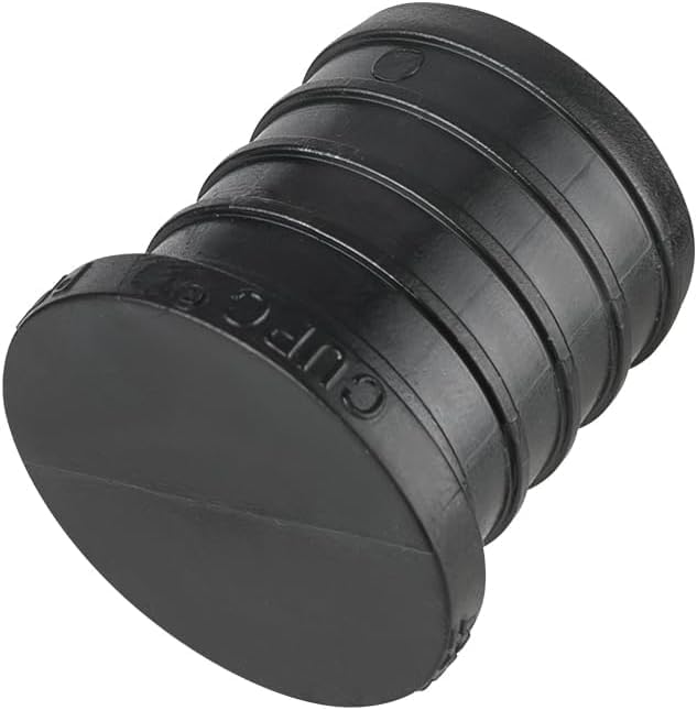 200-Pack EFIELD Pex Fittings Poly PPSU Barb Crimp 1-inch Plug (End Cap) For Pex Tubing, ASTM F2159,(PPSU1807102-200PCS)