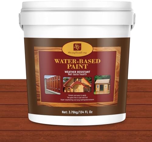 Seal Stain & Sealer & Preservative for Wood, Flexible Crack-Resistant Finish,Outdoor Deck and Fence - All-in-One Exterior Wood Stain and Waterproofing Sealant – UV Protection - 1 Gallon,Pecan
