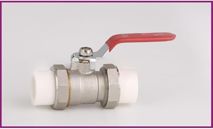 High Flow Brass Ball Valve With DN20 Full Port And PPR Union Connection For Use In Demanding Plumbing Applications