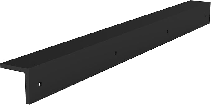 The Original Wall Cleat – Heavy Duty Support Bracket Dishwashers Sink Support Bracket Securing Countertops. – Invisible Wall Mounting Hardware for Secure,Flush Installations. (60 Inches) Aluminum
