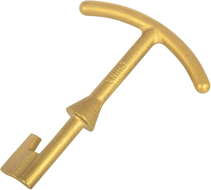 EFIELD Water Meter Box Key, Brass Made, 5.5-inch Length,(TOOL034)