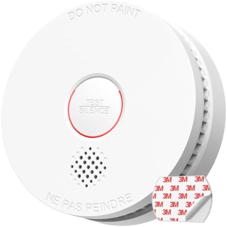 SITERLINK Smoke Detectors with 9V Replaceable Battery GS509A 1 Pack