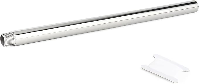 TAISHER 1PCS Stainless Steel Pipe Fittings, 3/8" NPT Male x 3/8" NPT Female Threaded, 16" Length Nipple Cast Pipe